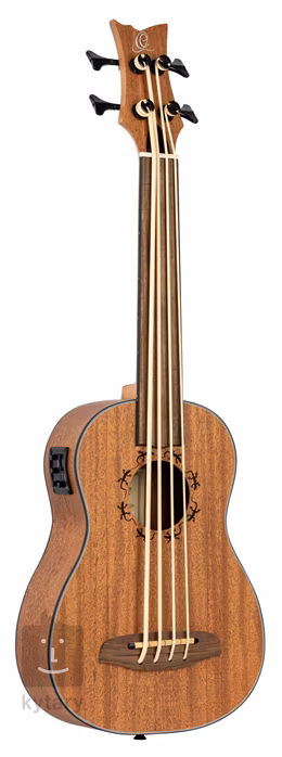 Ortega LIZZY-BSFL-GB - Basové bezpražcové ukulele