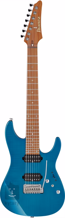 Ibanez MM7 Transparent Aqua Blue - Elektrická sedemstrunová gitara