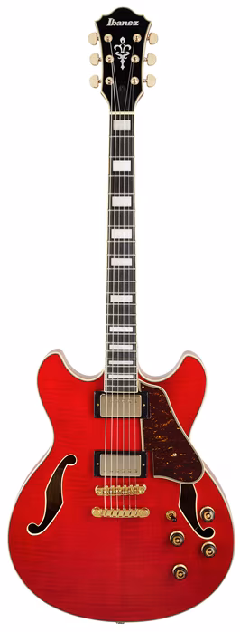 Ibanez AS93FM Transparent Cherry Red - Semiakustická gitara