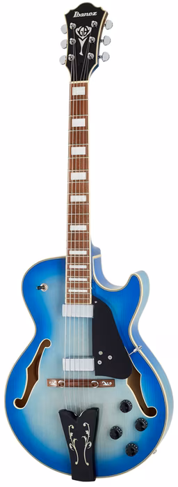 Ibanez GB10EMB Jet Blue Burst - Semiakustická gitara