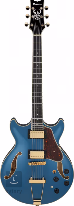 Ibanez AMH90 Prussian Blue Metallic - Semiakustická gitara