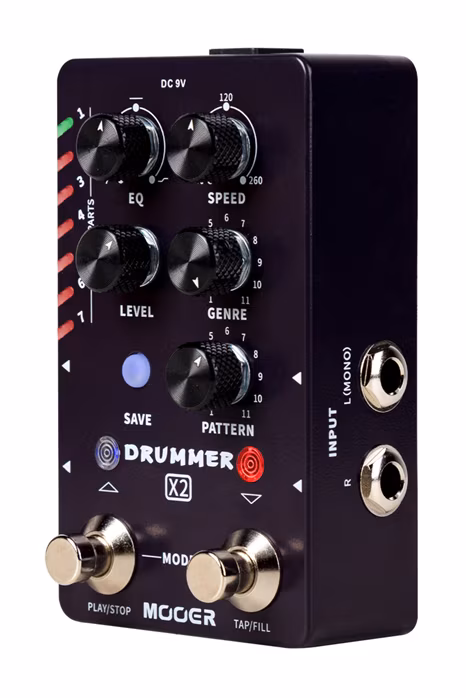 Mooer Drummer X2 - Bicí automat