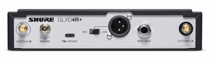 Shure GLXD14R+ LAVALIER SYSTEM WITH WL93 - Bezdrôtová súprava s chlopňovým mikrofónom