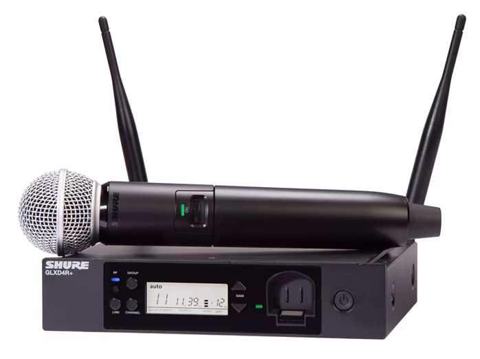 Shure GLXD24R+ VOCAL SYSTEM WITH SM58 - Vokálna bezdrôtová súprava