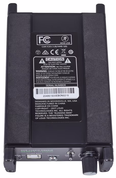 Mackie MDB-USB - DI box