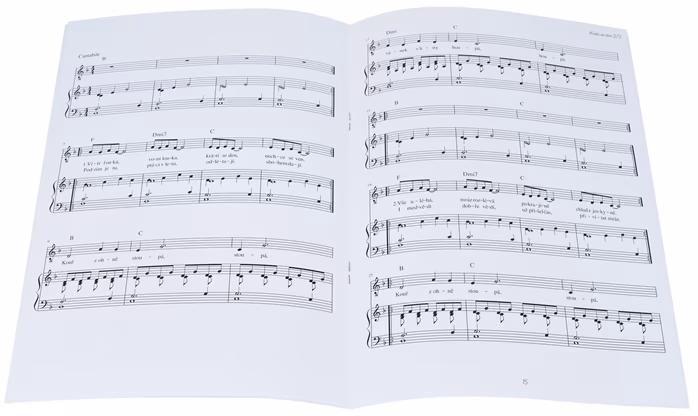 KN ZpěvníKáč 2.díl - Noty na spev