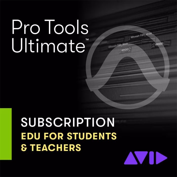 AVID Pro Tools Ultimate Annual New Subscription for Students & Teachers - Softvér
