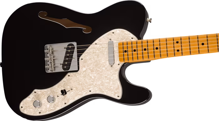 Fender Vintera II 60s Telecaster Thinline MN BK (použité) - Elektrická gitara