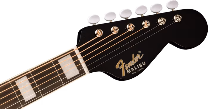 Fender Malibu Vintage BLK - Elektroakustická gitara