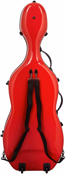 Bacio Instruments Fiberglass Cello Case RD 4/4 - Puzdro na violoncello