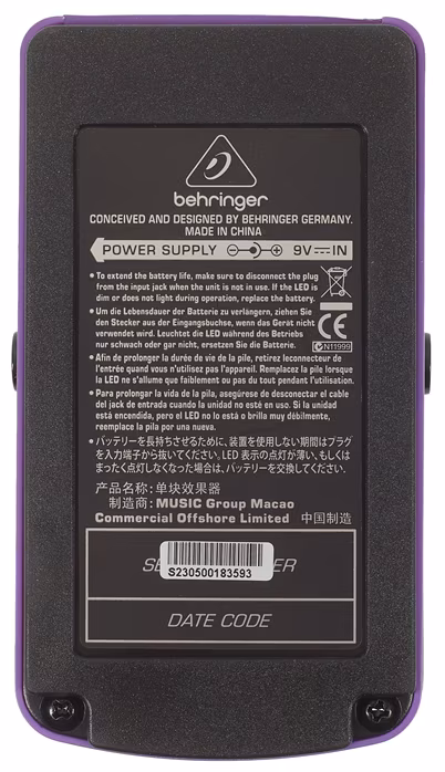 Behringer BOD400 - Basgitarový efekt