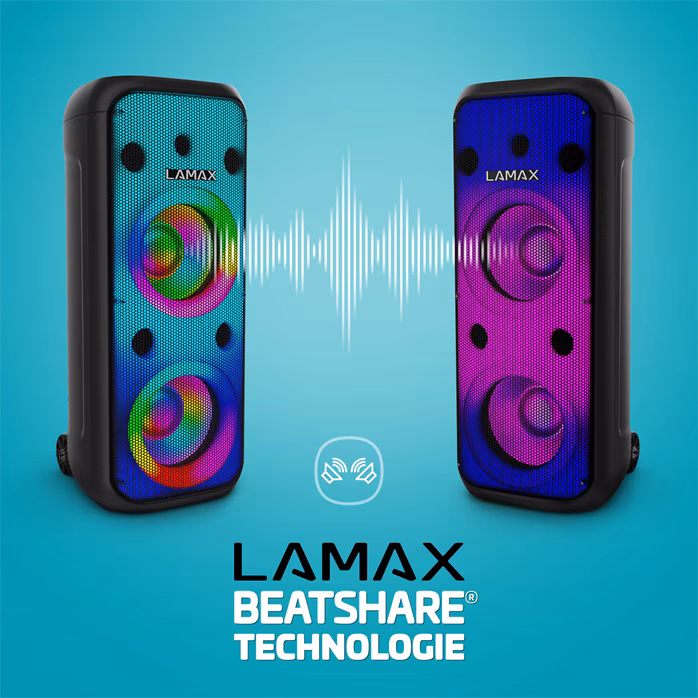 LAMAX PartyBoomBox700 (poškodené) - Bezdrôtový prenosný reproduktor