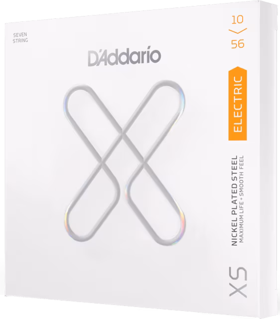 D'Addario XSE1056 - Struny na sedemstrunovú elektrickú gitaru