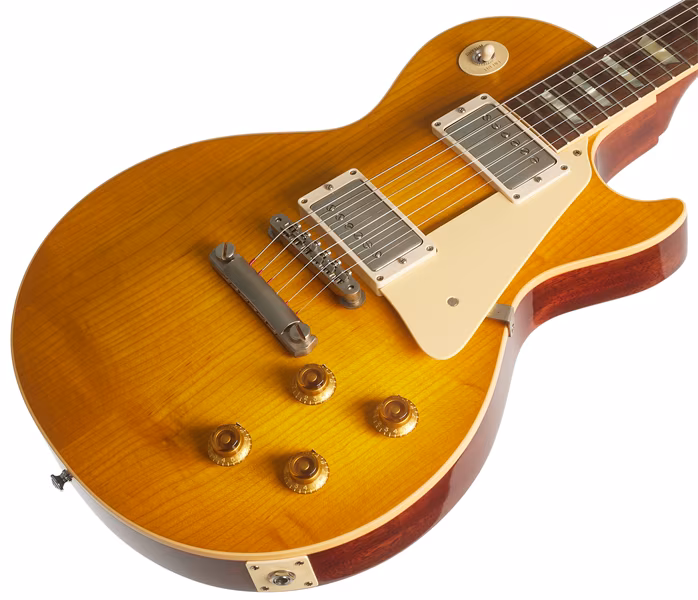 Gibson Custom 1958 Les Paul Standard Reissue VOS Lemon Burst - Elektrická gitara