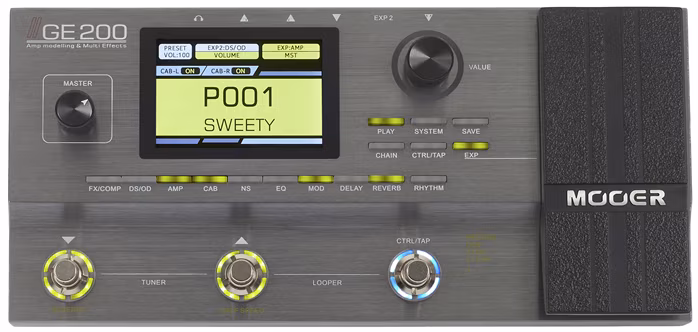 Mooer GE 200 - Gitarový multiefekt