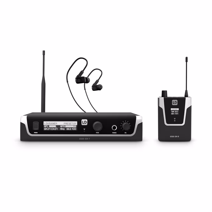 LD Systems U508 IEM HP  - Bezdrôtový odposluchový systém