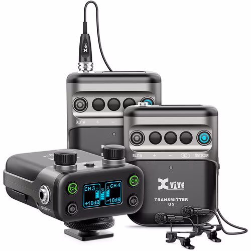 Xvive U5 Bundle, 2x Transmitter + 1x Receiver - Bezdrôtový prijímač/vysielač