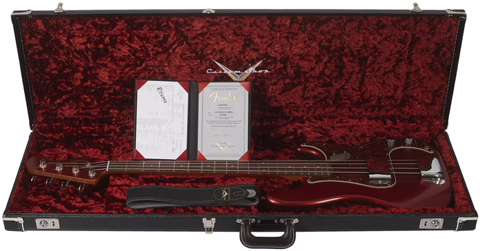 Fender Custom Shop 68 Precision Bass Masterbuilt Dennis Galuszka Closet Classic Roasted - Elektrická basgitara