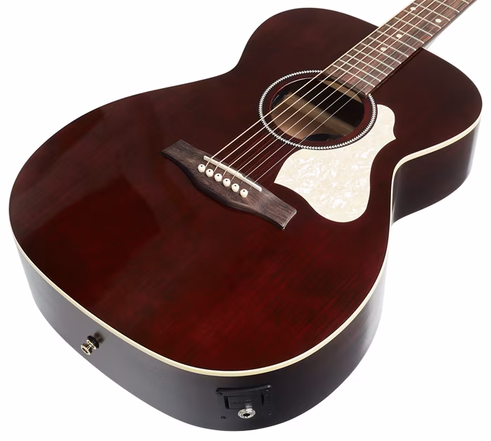 Seagull M6 LTD Ruby Red CH EQ - Elektroakustická gitara