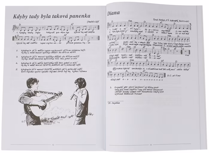 KN Sborník písní v úpravě pro zobcové flétny – 62 NEJ - Spevník