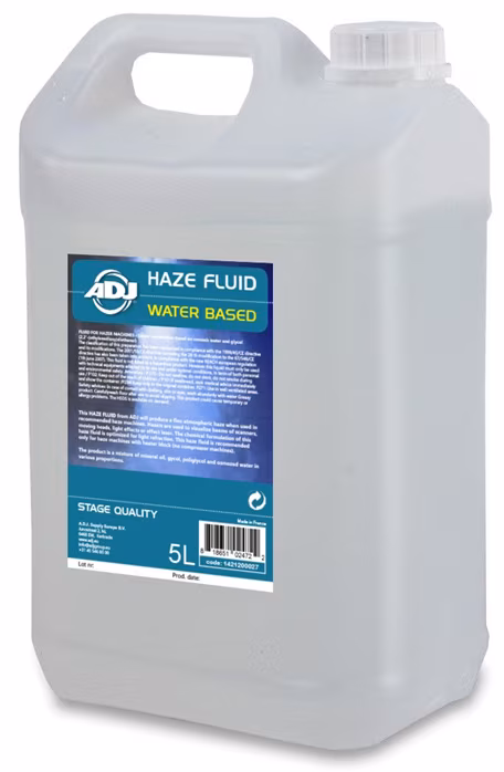 ADJ Haze Fluid water based 5l - Náplň