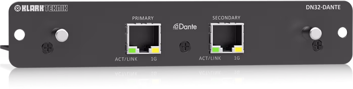 KLARK TEKNIK DN32-DANTE - Rozširujúci modul
