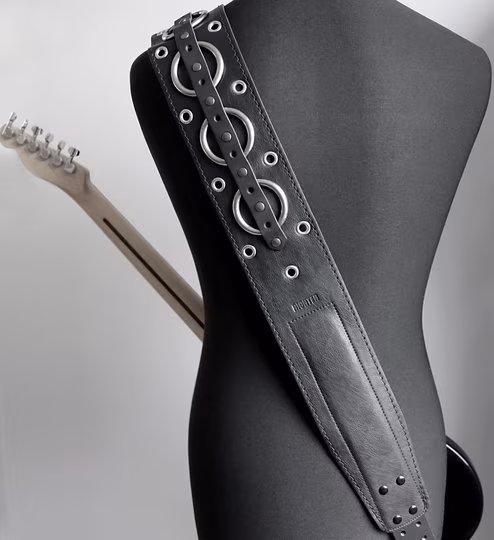 Richter Max Cavalera Signature Black - Gitarový popruh