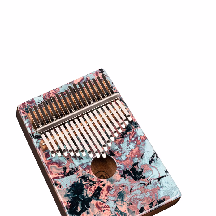 Meinl KA17CR Sound Hole Designer Kalmiba Coral Reef - Kalimba