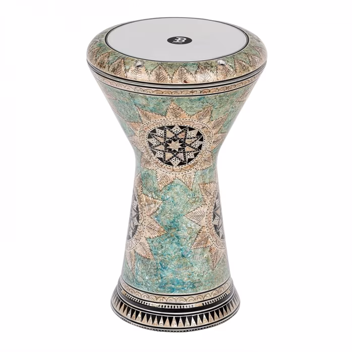 Meinl AEED4 9" Doumbek Mosaik Queen White Pearl - Doumbek