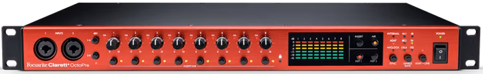 Focusrite Clarett+ OctoPre - Mikrofónny predzosilňovač
