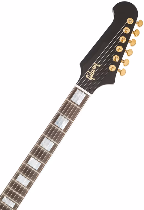 Gibson Custom Firebird Custom w/ Ebony Fingerboard Gloss Ebony - Elektrická gitara