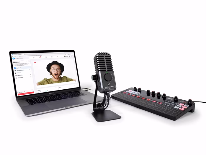 IK Multimedia iRig Stream Mic USB - USB kondenzátorový mikrofón