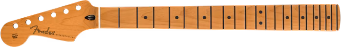 Fender Satin Roasted Maple Stratocaster LH Neck, Maple, Flat Oval Shape - Gitarový krk