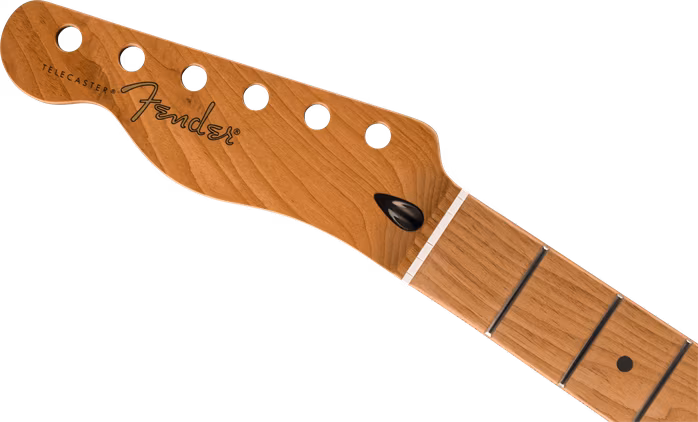 Fender Satin Roasted Maple Telecaster LH Neck, Maple, Flat Oval Shape - Gitarový krk