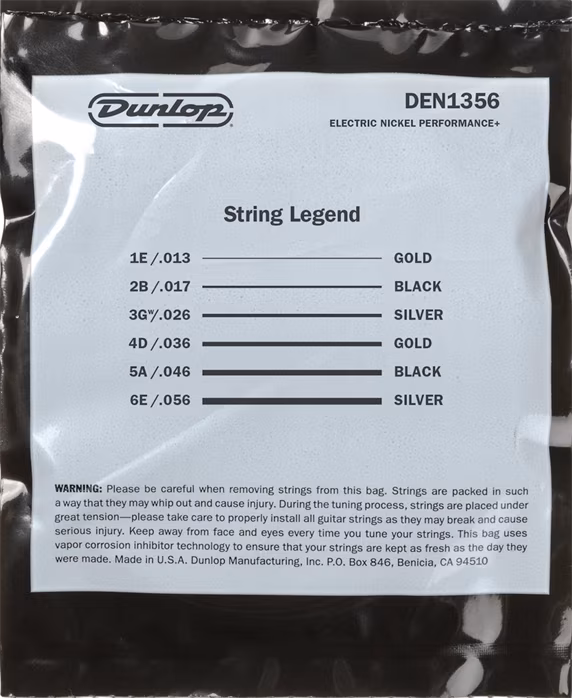 Dunlop DEN1356 - Struny na elektrickú gitaru