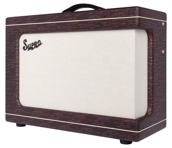 Supro Ambassador Custom Burgundy Gold Scandia - Gitarové lampové kombo