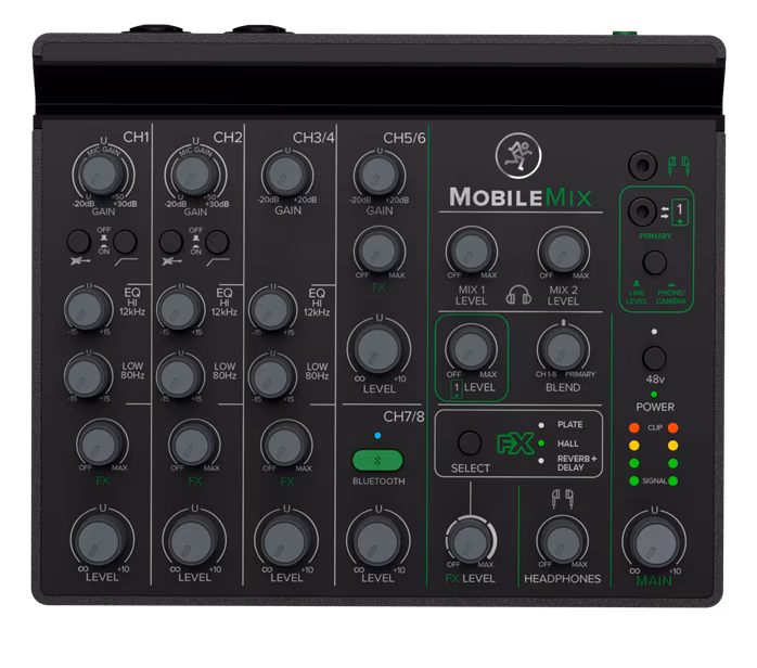 Mackie MobileMix - Mixážny pult na batérie