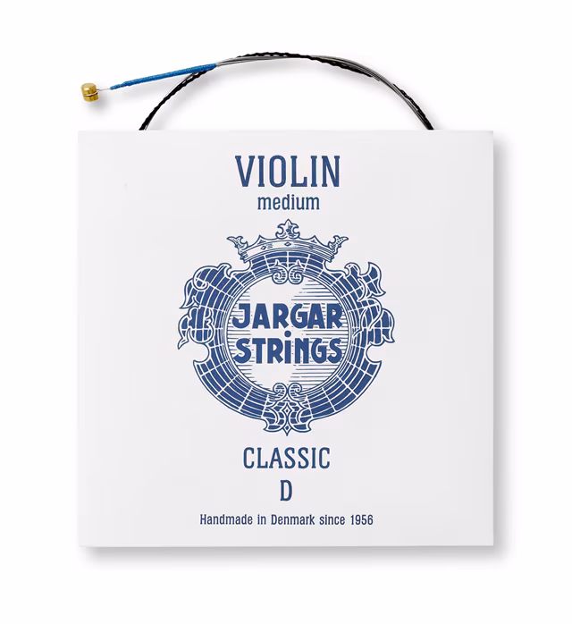 Jargar Violin Classic, D, Ball, Blue, Single - Husľové struny