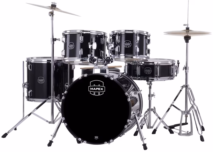 Mapex Comet Jazz Set Dark Black - Súprava bicích s činelmi