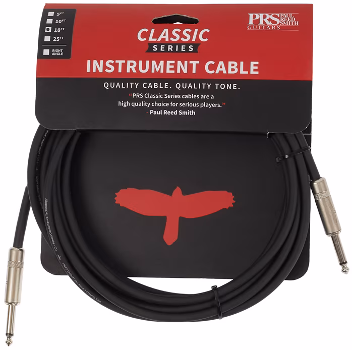 PRS Classic Instrument Cable 18' Straight - Nástrojový kábel