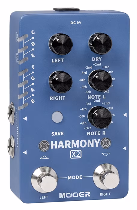 Mooer Harmony X2 - Gitarový efekt