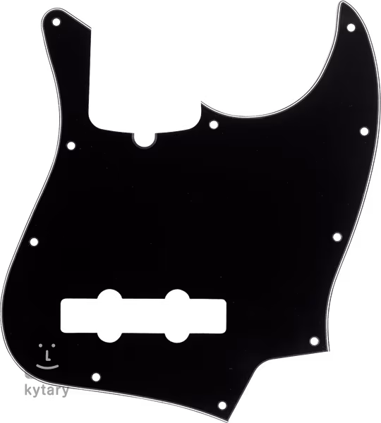 Fender Pickguard, Jazz Bass, 10-Hole Mount (B/W/B), 3-Ply - Pickguard