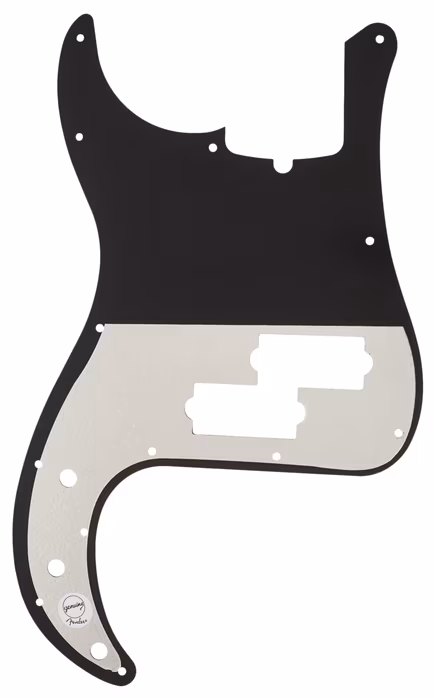 Fender Pickguard, Precision Bass 13-Hole Mount, Black, 3-Ply - Pickguard
