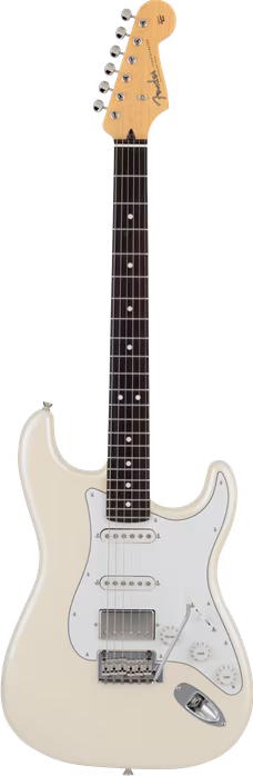 Fender 2024 Collection Made in Japan Hybrid II Stratocaster HSS RW Olympic Pearl - Elektrická gitara