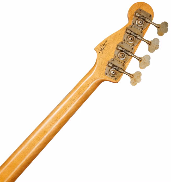 Fender Custom Shop 59 Precision Bass JRN Relic Ash WBL - Elektrická basgitara
