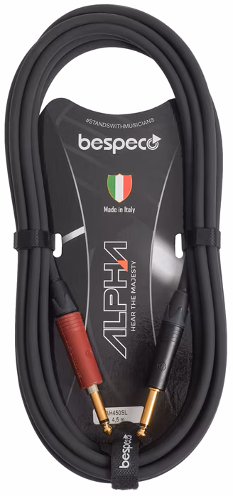 Bespeco Alpha Instrument Cable Silent Neutrik 4.5 m - Nástrojový kábel