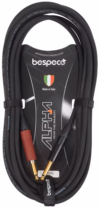 Bespeco Alpha Instrument Cable Silent Neutrik 6 m - Nástrojový kábel