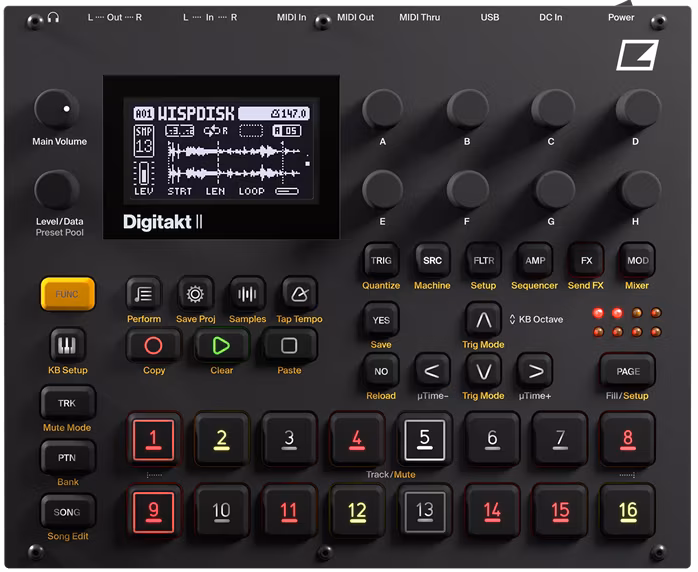Elektron Digitakt II (rozbalené) - Groovebox