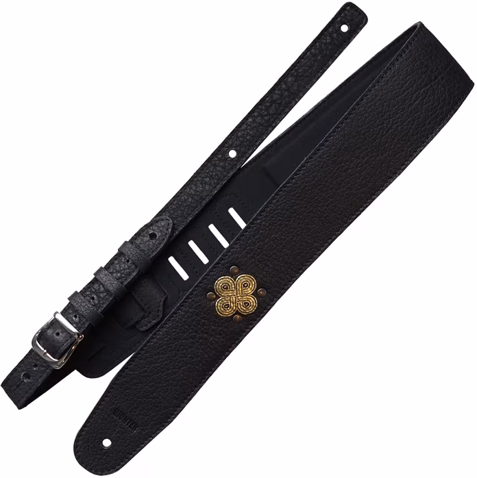 Richter Esa Holopainen Amorphis Signature Hannunvaakuna Black / Old Copper - Gitarový popruh