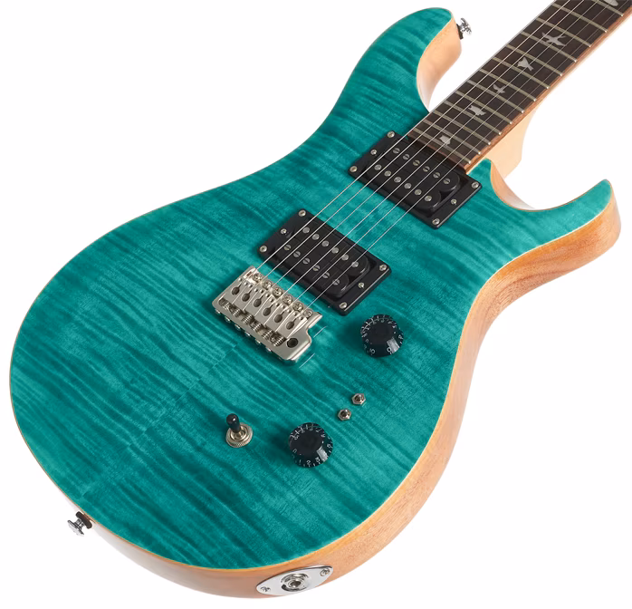 PRS SE Custom 24-08 Turquiose (použité) - Elektrická gitara